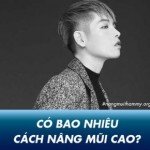 Phẫu thuật Nâng Mũi: So sánh 8 phương pháp Sửa Mũi phổ biến nhất hiện nay