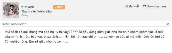 mũi hếch có xấu không