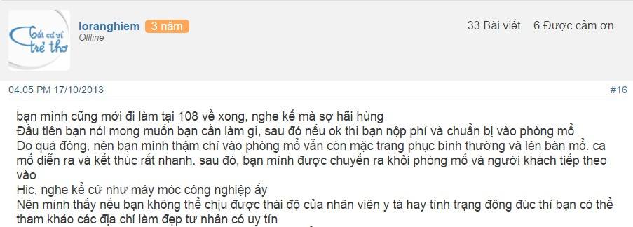 nâng mũi tại viện 108