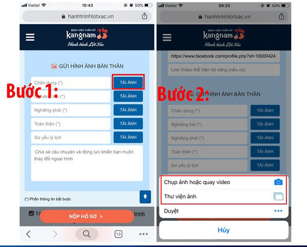 đăng kí hành trình lột xác 2019