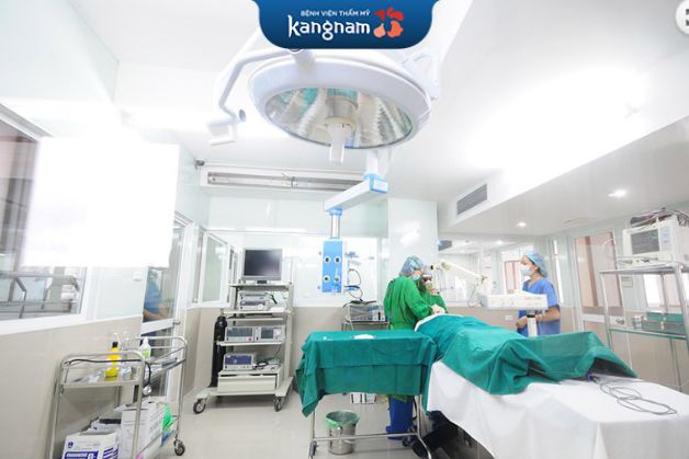Kangnam có hệ thống máy móc tối tân phục vụ ca nâng mũi diễn ra thuận lợi
