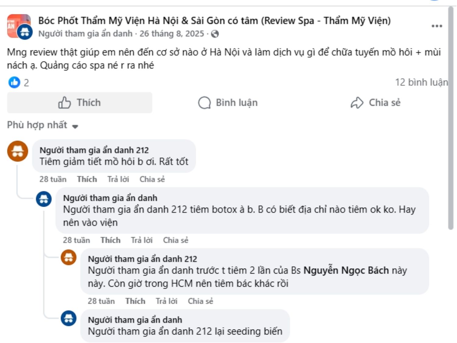review trên các hội nhóm không thực sự đáng tin